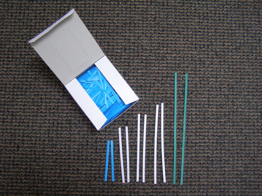 paper covered twist ties